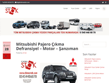 Tablet Screenshot of mitsubishicikmaparca.com